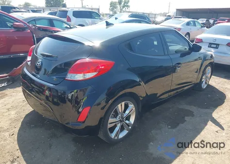2017 Hyundai Veloster Value Edition из США, поврежденный, VIN KMHTC6AD3HU322852